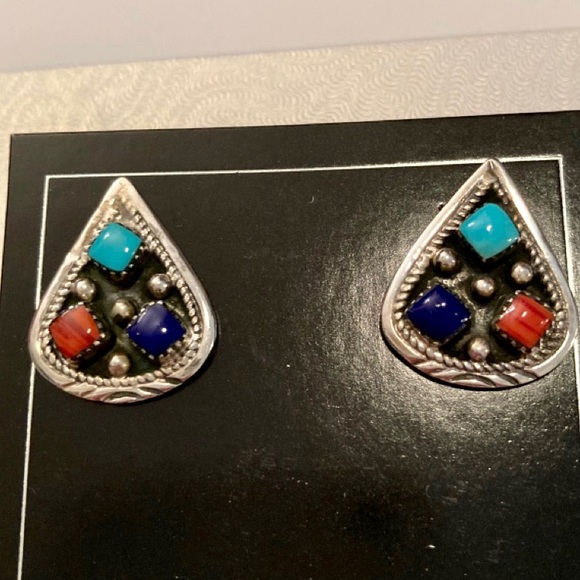 Navajo Necklace/Earrings Set - Picture 3 of 14